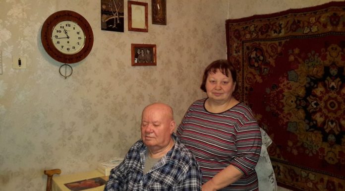 Федір Данилович Бурденко з донькою Світланою, січень 2015 р.